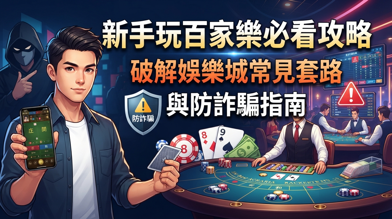 新手玩百家樂必看攻略：破解娛樂城常見套路與防詐騙指南